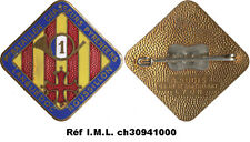 1° Bataillon de Chasseurs Pyrénéens, émail, listel bleu, A.Augis St.B., (2056)