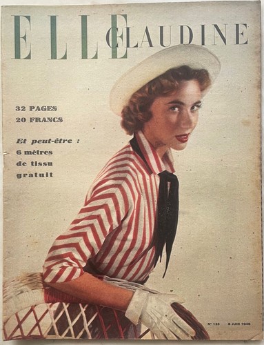 Elle claudine magazine 133 - elle, n°