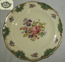 Assiette PORCELAINE DE LIMOGES " Ancienne Fabrique Royale " décor  d'Artois