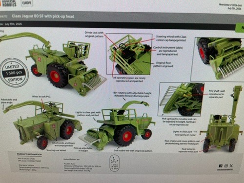 6772 claas jaguar - jaguar, avec