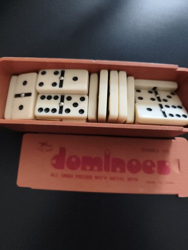 Jeu dominos vintage - jeu, de