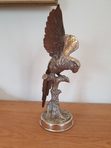 Perroquet bronze argenté - perroquet,