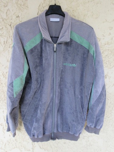 Veste adidas vintage gris made - veste,