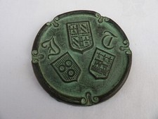 Presse papier / médaille - Blason, sceau J. Thorin vin de Bourgogne ( Ø 10 cm )