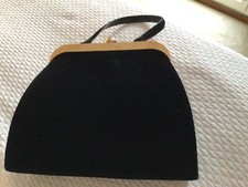 RARE SAC A MAIN  NOIR YVES