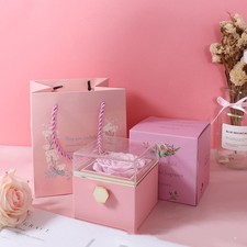 Fashion Acrylic Rotating Rose