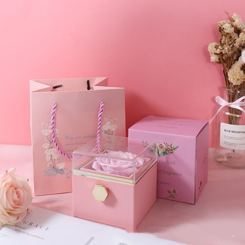 Fashion acrylic rotating rose - fashion,