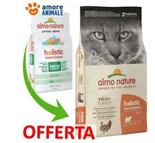 Almo Nature Holistic Chat - Dinde Et Riz 12 Kg - Croquettes Pour Chats