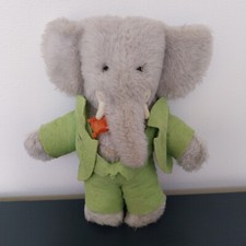 Vintage Peluche BOULGOM " BABAR " 30 cm Années 50 /60