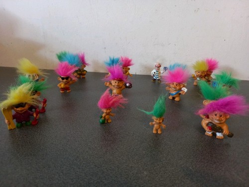 Vintage lot figurines troll - vintage,