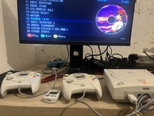 Sega Dreamcast Gdemu 2 manettes 1vmu