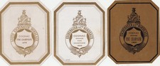 3 Etiquettes Cognac ESCHENAUER 1825-1868-1878
