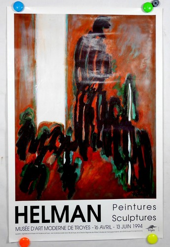 Ancienne affiche exposition - ancienne,