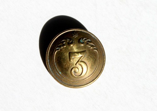 Rare bouton uniforme - bouton, armÉe