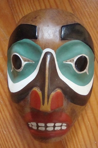 Masque mural artisanal - masque,