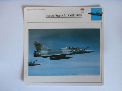 Carte fiche avion - carte,