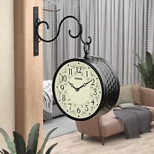 Horloge murale 8" double face