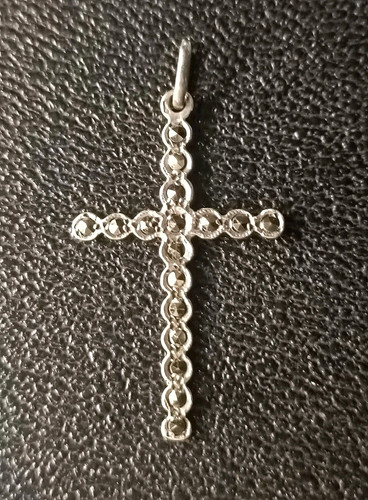 Ancien pendentif croix - croix, en