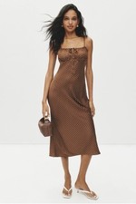 Ciao Lucia Brown Leo Dress