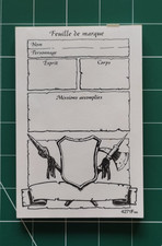 Heroquest :  Feuille de