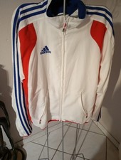 Vintage Adidas  Athlétisme FRANCE Jacket Men’s  TAILLE 168 FR USA S  années 2010