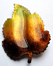 Ancienne broche cuivre rouge