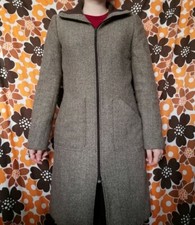 Manteau style rétro à motifs