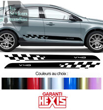 2 X BANDES BAS DE CAISSE POUR VOLVO V40 AUTOCOLLANT STICKER BD540-65