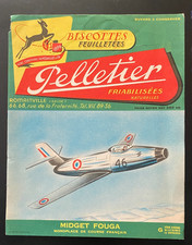 BUVARD PUBLICITAIRE " BISCOTTES -PELLETIER  MIDGET FOUGA   "