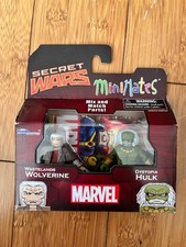 Figurines MARVEL MINIMATES Série Wastelands Wolverine & Dystopia Hulk