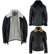 Manteau chaud homme peau de