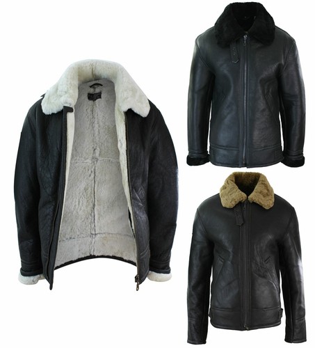 Manteau chaud homme peau - , de