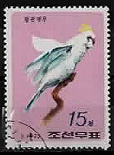 1975 corée perroquets - corée.,