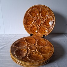 5 assiettes à huîtres ou