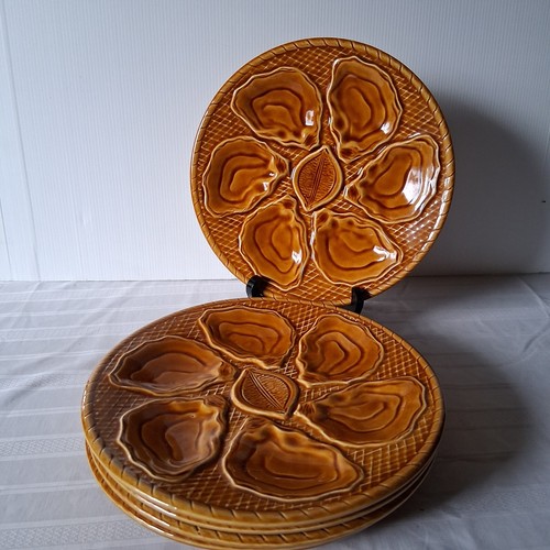 Assiettes huîtres ou - 5, à