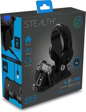 STEALTH SP-C160 PS4 Gaming Station - Casque, Support de Casque, Base de Stockag