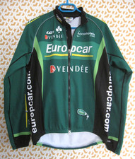 Veste cycliste Europcar Vendée Louis Garneau Coupe vent vintage Homme - M