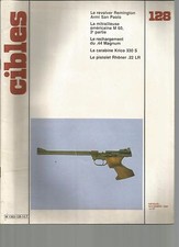 CIBLES N°128 REVOLVER REMINGTON ARMI SAN PAOLO / MITRAILLEUSE AMERICAINE M60