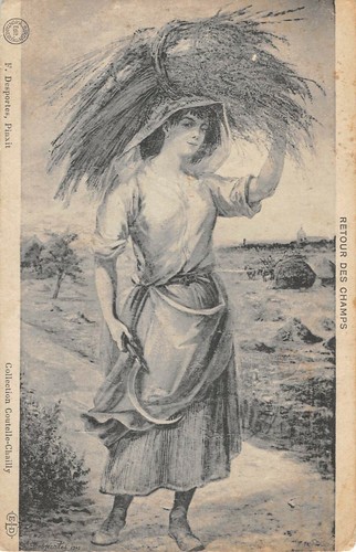 Cpa agriculture femme - agriculture, la