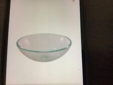 vasque salle de bain pre a poser en verre trempé transparent