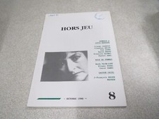 CA411 HORS JEU N° 8 1990 HOMMAGE A JOYCE MANSOUR CLAUDE COURTOT HELFT JOANS VANN