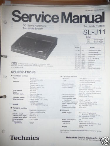 Manuel service technics - de,
