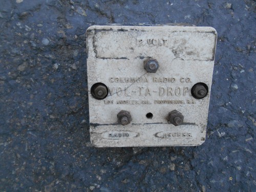 Vol drop ceramic resistor - vol-ta-drop,
