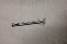 Branche chromée inclinée pour gondole magasin – 7 billes stop – Lot de 7