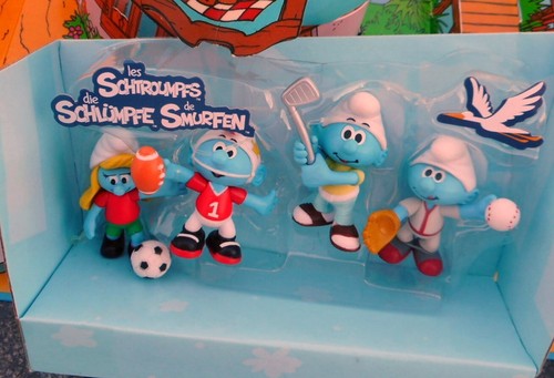 Lot schtroumpfs box - 4, serie