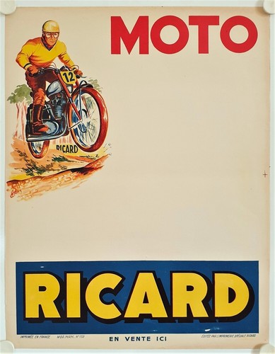 Affiche ricard années 50 - affiche, '50