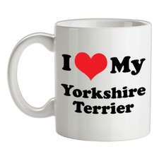 I Love Mon Yorkshire Terrier Tasse - Chien - Chiot - Canine - Animal - Chiens