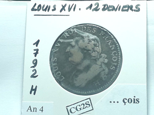 Louis xvi deniers - louis, 12
