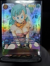 Waifu Card Bulma Manga Dragon Ball Z Holo Mint
