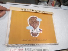 CA216 CALENDRIER ANCIEN AIR FRANCE 1954 LUC MARIE BAYLE PIERRE PAGES RARE